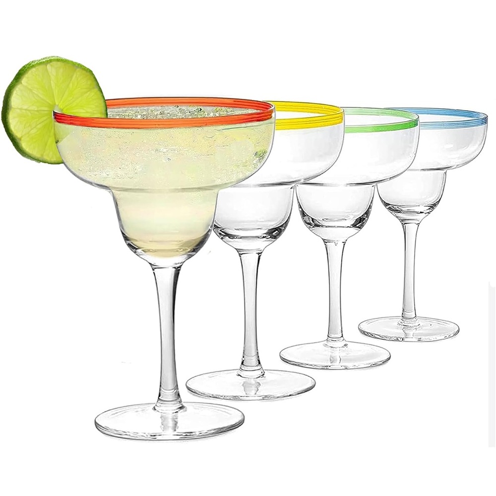 Colorful Margarita Glass Set